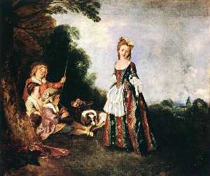 Jean Antoine Watteau - The Dance