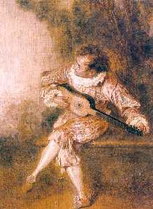 Jean Antoine Watteau - The Serenader