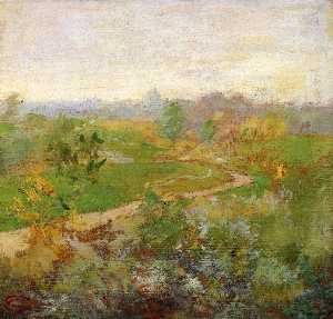 John Henry Twachtman - Road over the Hill