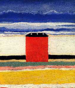Kazimir Severinovich Malevich - Red House