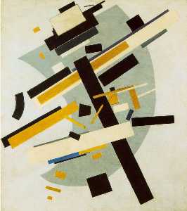 Kazimir Severinovich Malevich - Suprematism (Supremus 58)