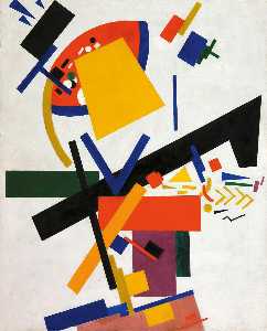 Kazimir Severinovich Malevich - Suprematism 1