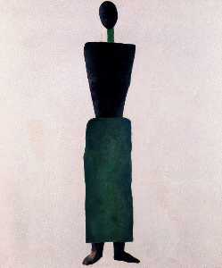 Kazimir Severinovich Malevich - Suprematism Female Figure