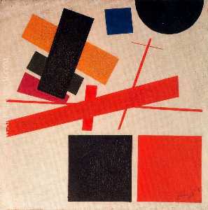 Kazimir Severinovich Malevich - Suprematism. Nonobjective Composition