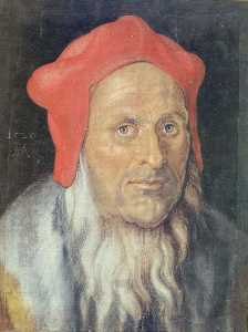 Albrecht Durer - Bearded Man In A Red Cap