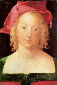 Albrecht Durer - Young Woman With A Red Beret