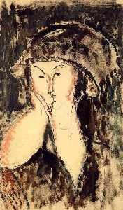 Amedeo Modigliani - Beatrice Hastings Leaning on Her Elbow