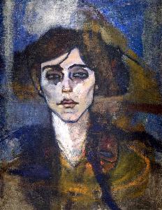 Amedeo Clemente Modigliani - Portrait of Maude Abrantes