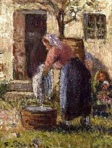 Camille Pissarro - The Laundry Woman