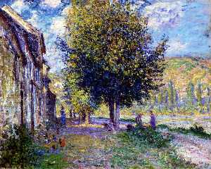 Claude Monet - Banks of the Seine at Lavacourt