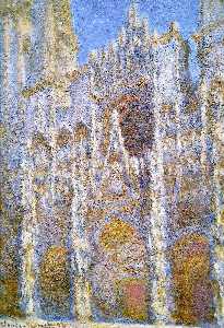 Claude Monet - Rouen Cathedral, Sunlight Effect