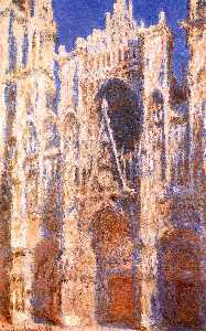 Claude Monet - Rouen Cathedral, the Portal in the Sun