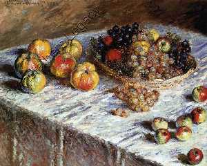 Claude Monet - Still Life - Apples and Grapes