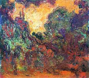 Claude Monet - The Artist-s House, View from the Rose Garden