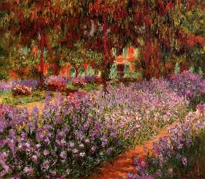 Claude Monet - The Garden (aka Irises)