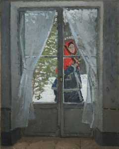 Claude Monet - The Red Kerchief. Portrait of Mrs. Monet