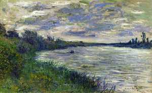 Claude Monet - The Seine near Vetheuil, Stormy Weather
