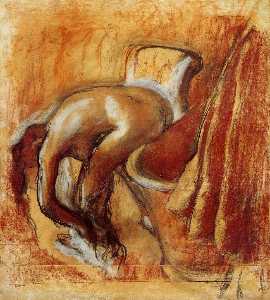 Edgar Degas - After the Bath, Woman Drying Herself 2