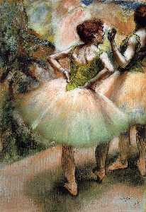 Edgar Degas - Dancers, Pink and Green 1
