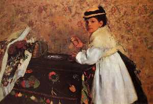 Edgar Degas - Hortense Valpinçon