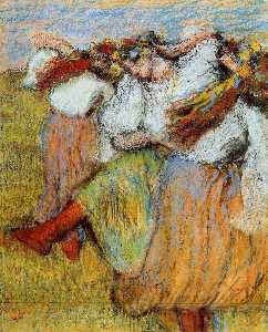 Edgar Degas - Russian Dancers 3