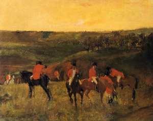 Edgar Degas - The Start of the Hunt