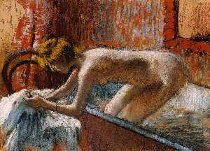 Edgar Degas - Woman Leaving Her Bath 1