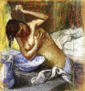 Edgar Degas - Woman Sponging Her Chest