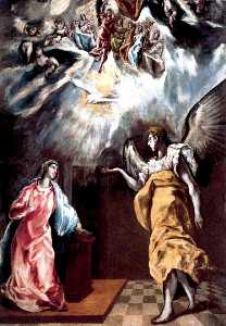 El Greco (Doménikos Theotokopoulos) - Annunciation