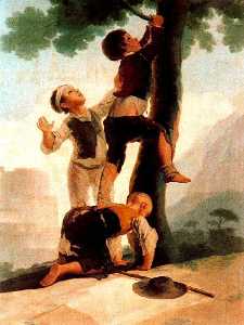 Francisco De Goya - Boys climbing a tree