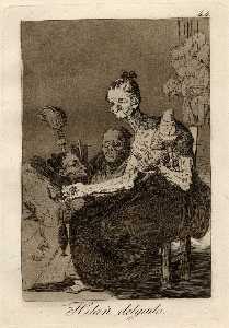 Francisco De Goya - Hilan delgado 1