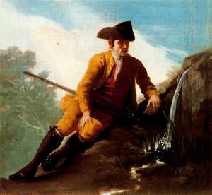 Francisco De Goya - Hunter lying near a spring