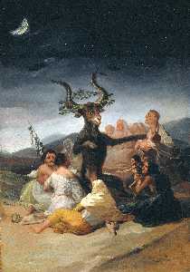Francisco De Goya - Witches- sabbath 1