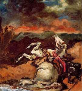 Giorgio De Chirico - Fallen horse