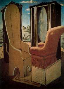 Giorgio De Chirico - Furniture in the Valley