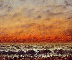 Gustave Courbet - Seascape 2