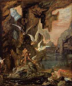 Gustave Moreau - Hercules at Lake Stymphalos