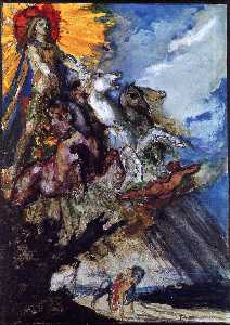 Gustave Moreau - Phoebus and Boreas