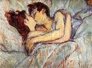 Henri De Toulouse Lautrec - In Bed The Kiss
