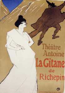 Henri De Toulouse Lautrec - La Gitane The Gypsy
