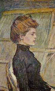 Henri De Toulouse Lautrec - Portrait of Helen (detail)