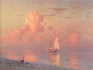 Ivan Aivazovsky - The sunset