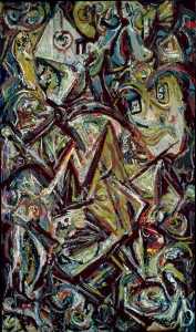Jackson Pollock - Troubled Queen