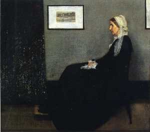 James Abbott Mcneill Whistler - Arrangement in Grey and Black. Portrait of the Painter's Mother - (Buy fine Art Reproductions)