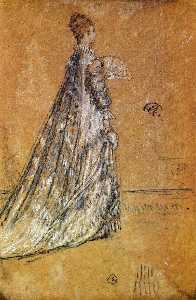 James Abbott Mcneill Whistler - The Blue Dress