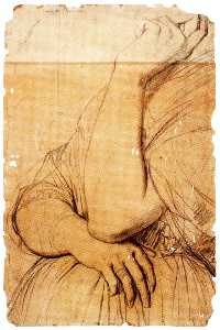 Jean Auguste Dominique Ingres - Study for the Portrait of Vicomtesse Louise-Albertine d'Haussonville