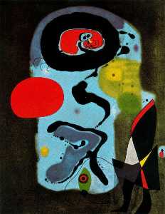 Joan Miró - El sol rojo