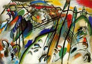 Wassily Kandinsky - Improvisation 28 (second version) - (own a famous paintings reproduction)