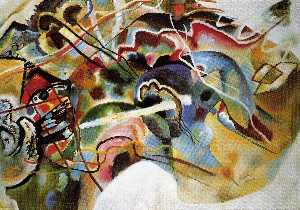 Wassily Kandinsky - Painting with white border