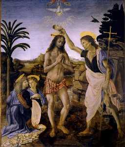 Leonardo Da Vinci - Baptism of Christ
